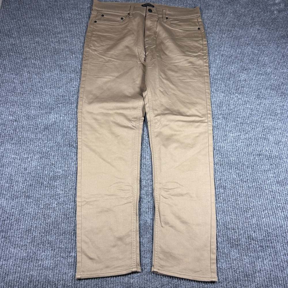 Banana Republic Pants Mens 34x32 Khaki Chino Tan Casual Straight Leg 5 Pocket